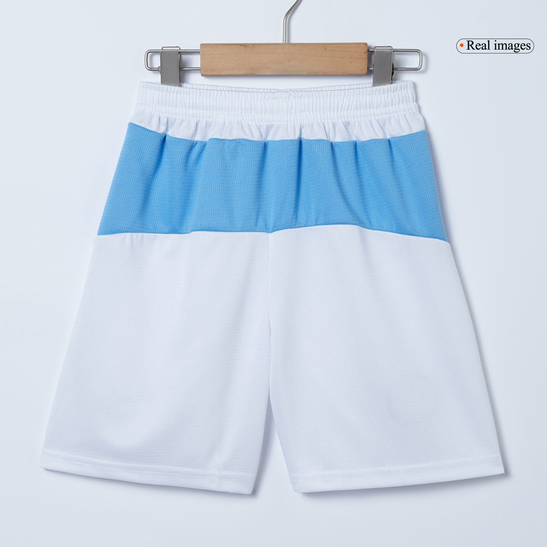 Kit de fútbol local del Manchester City para niño (Kit, pantalón corto y calcetines) 2025/26, azul