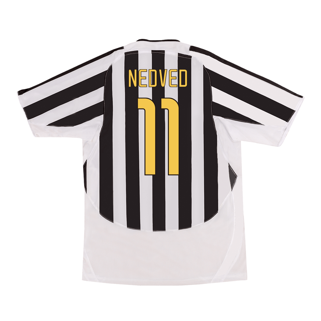 Camiseta de fútbol retro NEDVED #11 2003/04 Juventus local