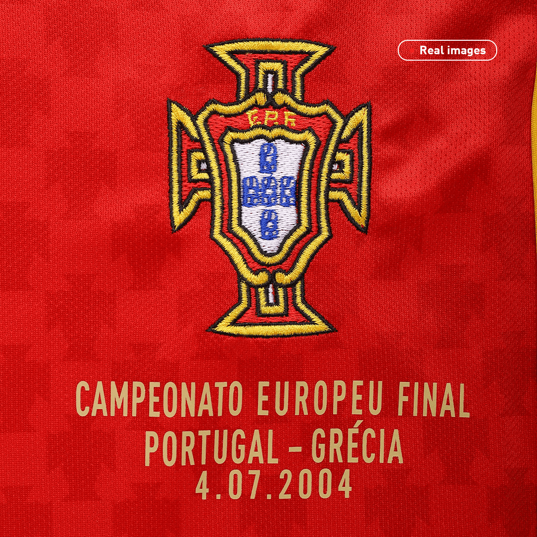 Camiseta retro de fútbol local de Portugal 2004 - Final de la Eurocopa