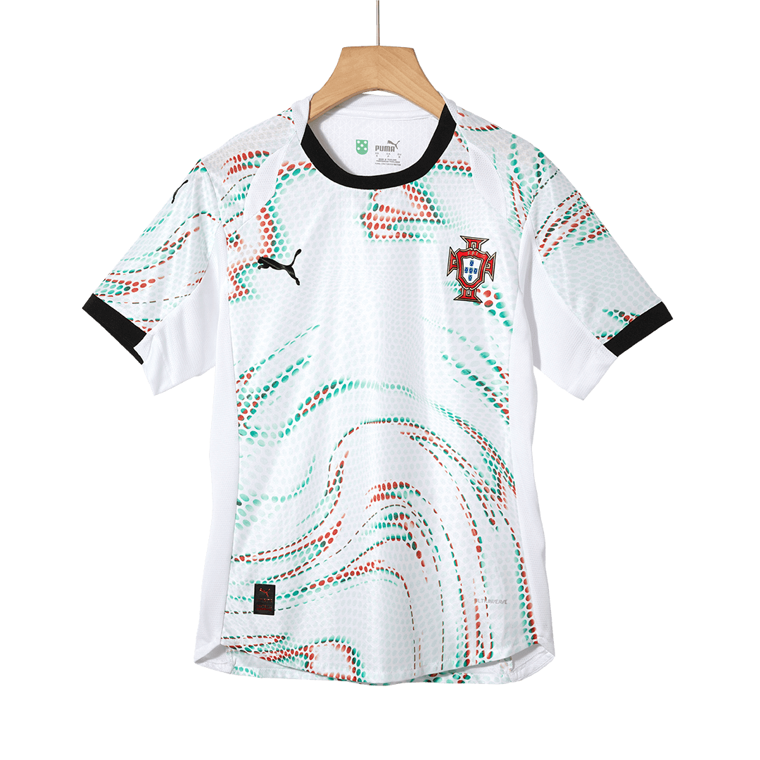 Camiseta de fútbol auténtica de visitante de Portugal 2025