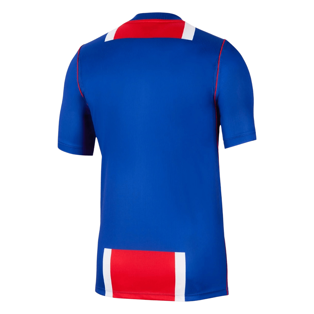 Camiseta de fútbol del PSG para hombre, versión aficionado, temporada 2026/27, color azul marino antiguo.