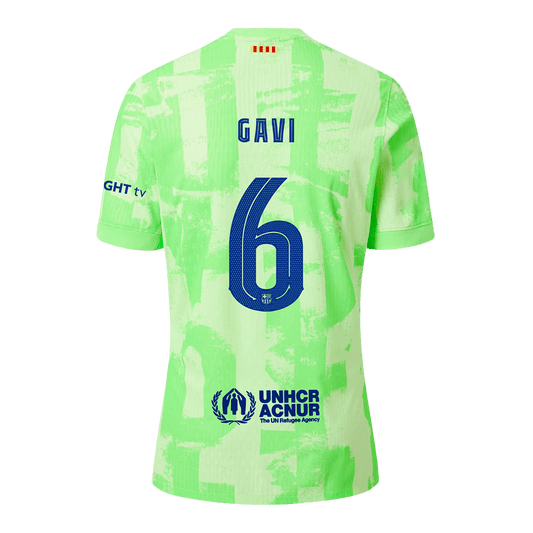 Camiseta de fútbol GAVI #6 del Barcelona (3.ª equipación) 2024/25 - UCL