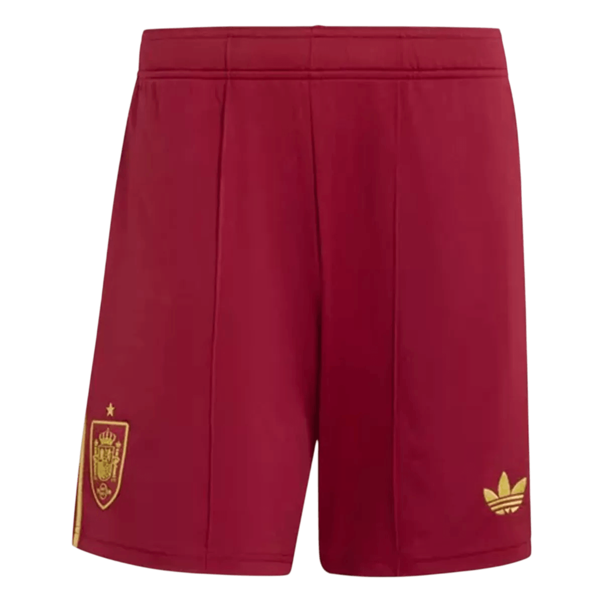 Pantalones cortos de visitante de España para hombre, Mundial 2026, color rojo.