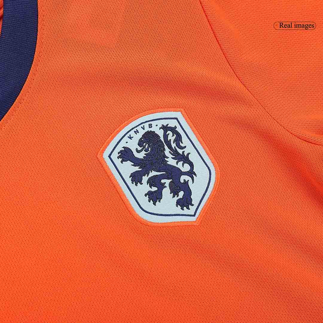 Kit de fútbol local de Países Bajos para niños (Kit, pantalón corto y medias) para la Eurocopa 2024