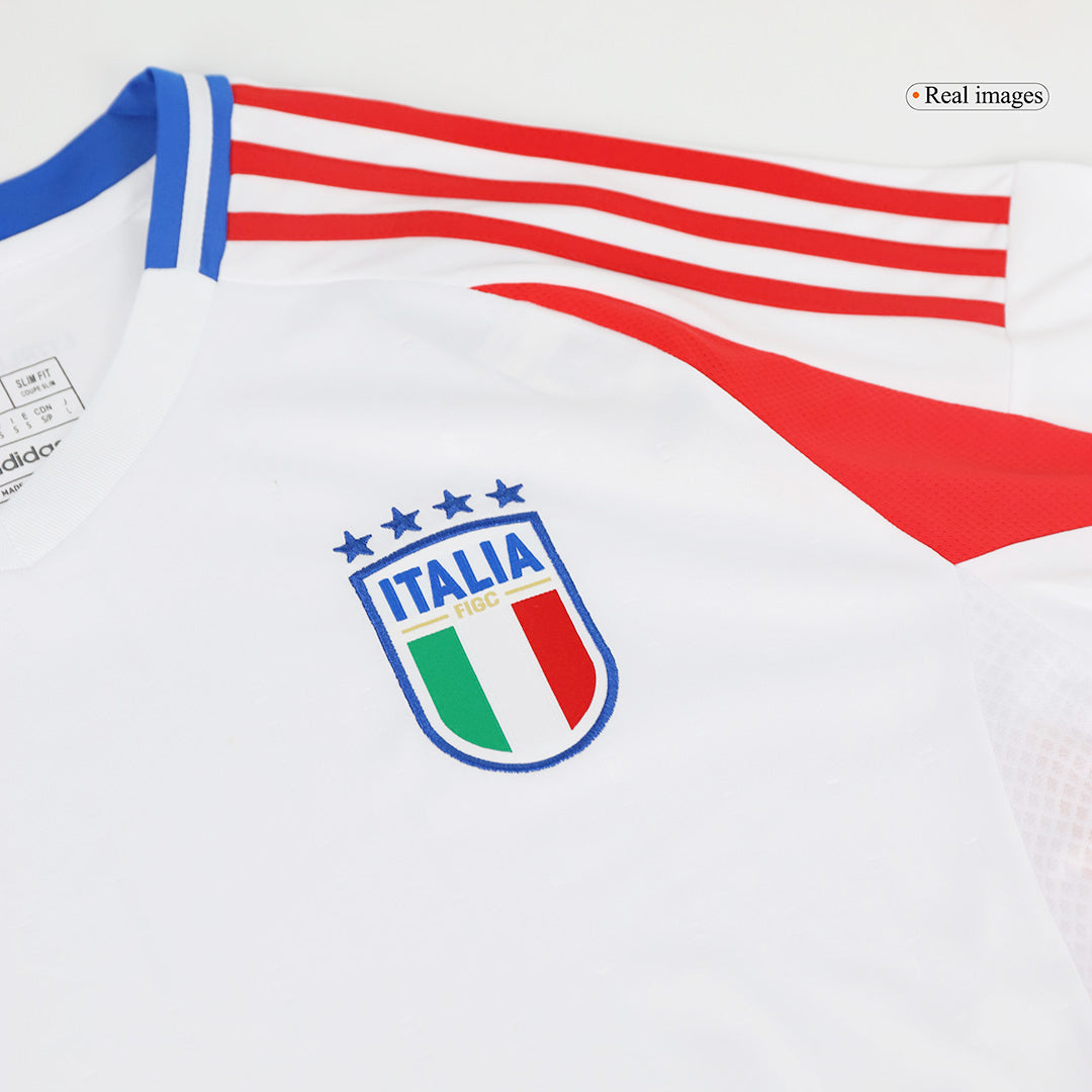 Camiseta de fútbol visitante de Italia CHIESA #14 para la Eurocopa 2024