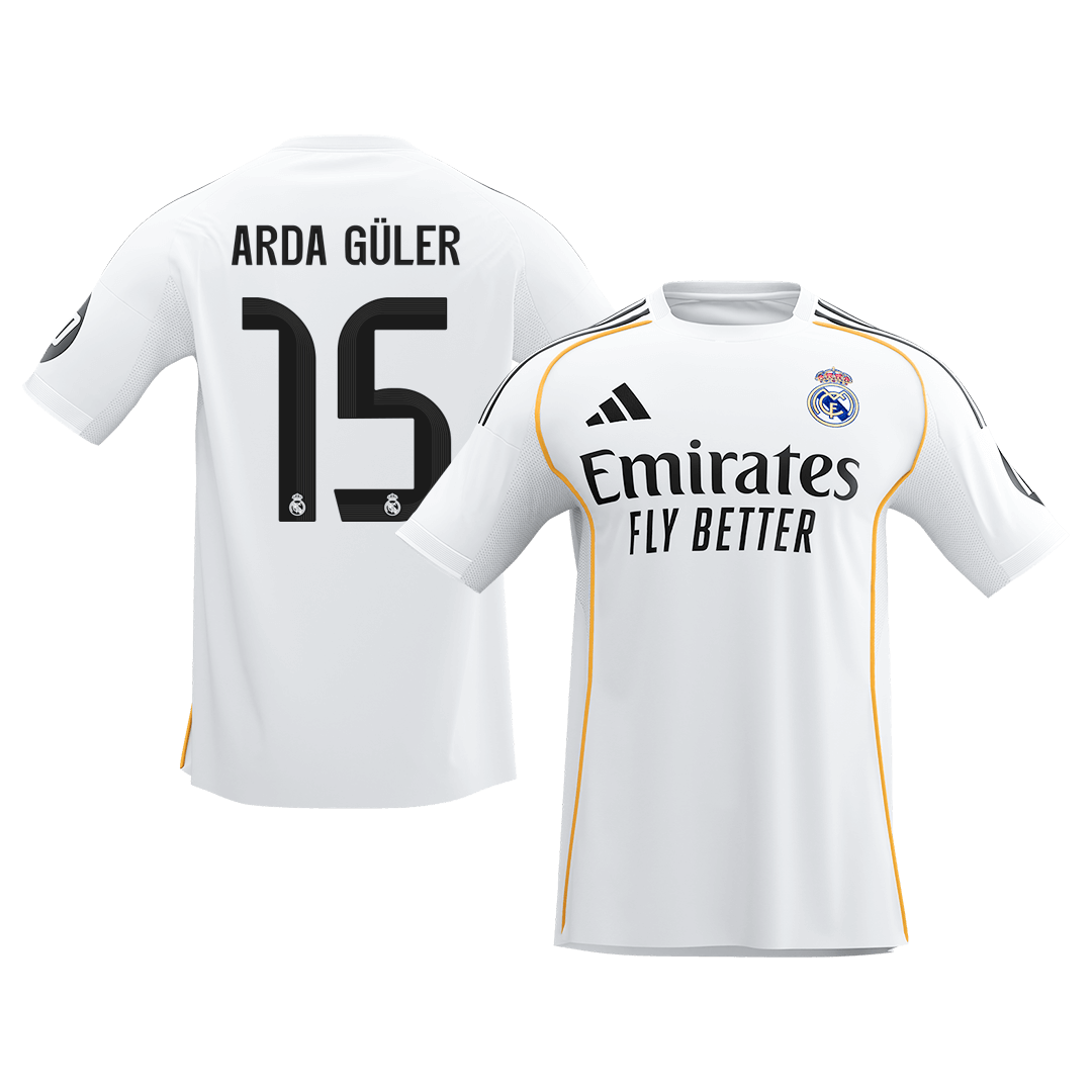 Camiseta de fútbol Real Madrid ARDA GÜLER #15 Primera 2025/26