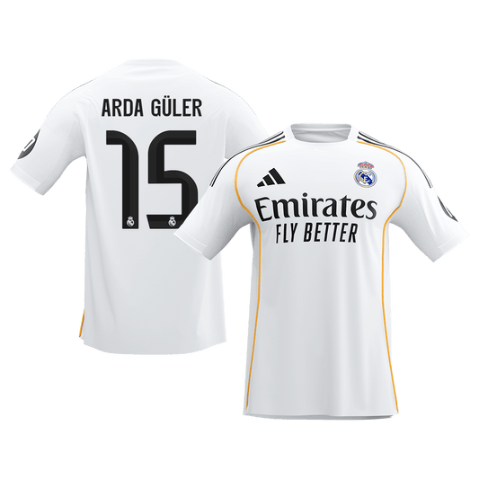 Camiseta de fútbol Real Madrid ARDA GÜLER #15 Primera 2025/26