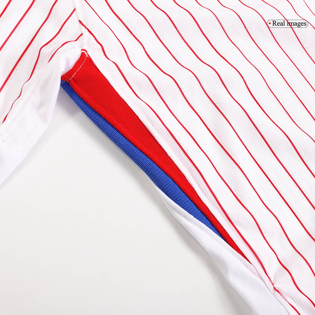 Camiseta de fútbol auténtica de Francia para la Eurocopa 2024