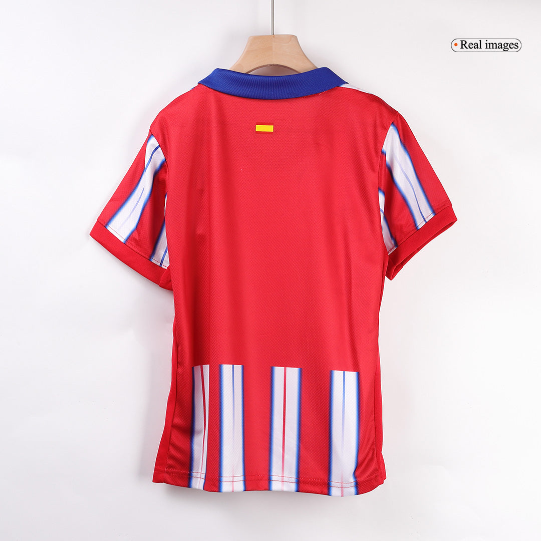 Kit de fútbol local del Atlético de Madrid para niños (Kit y pantalón corto) 2024/25