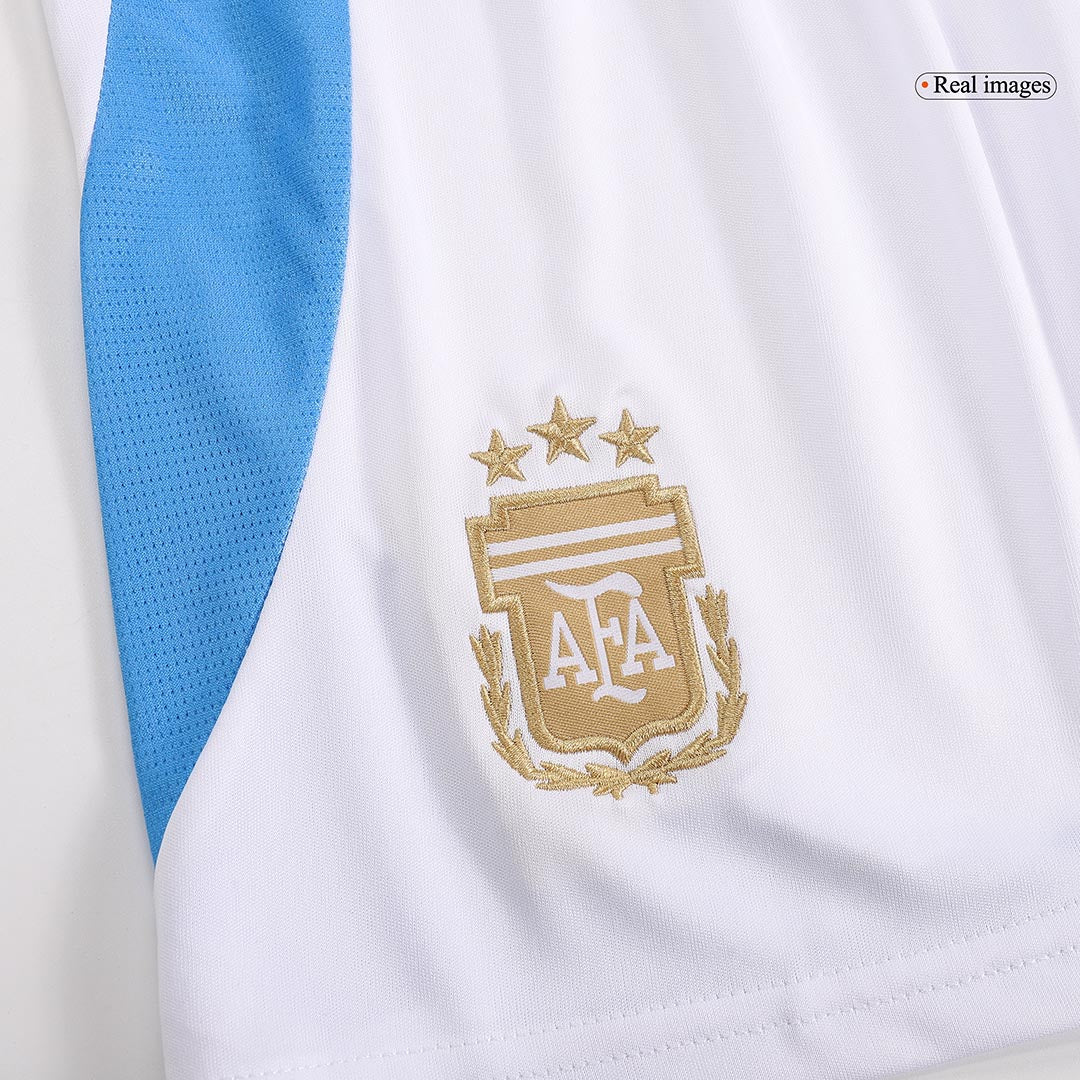 Kit de fútbol local de Argentina para niños (Kit y pantalón corto) Copa América 2024