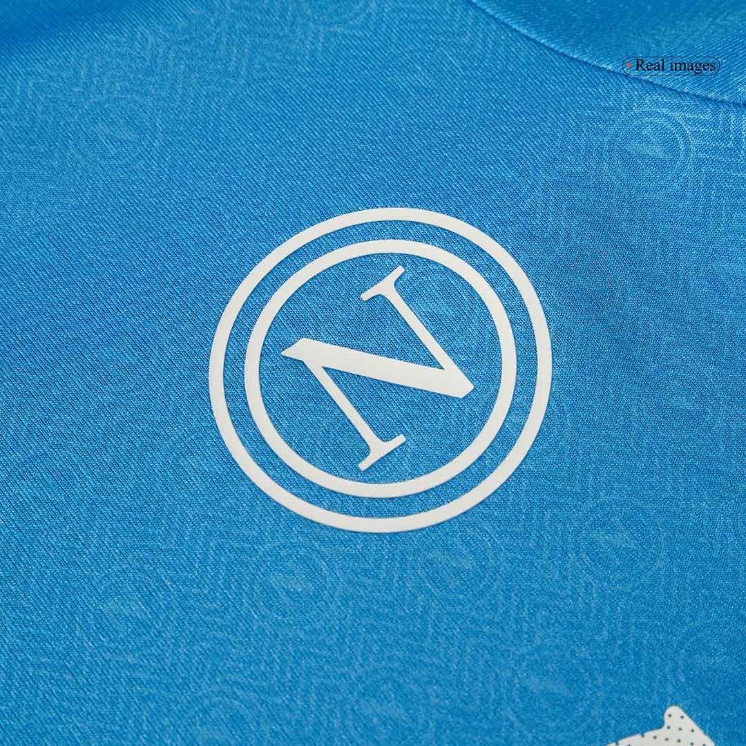 Kit de fútbol local del Napoli para niños (Kit y pantalón corto) 2024/25