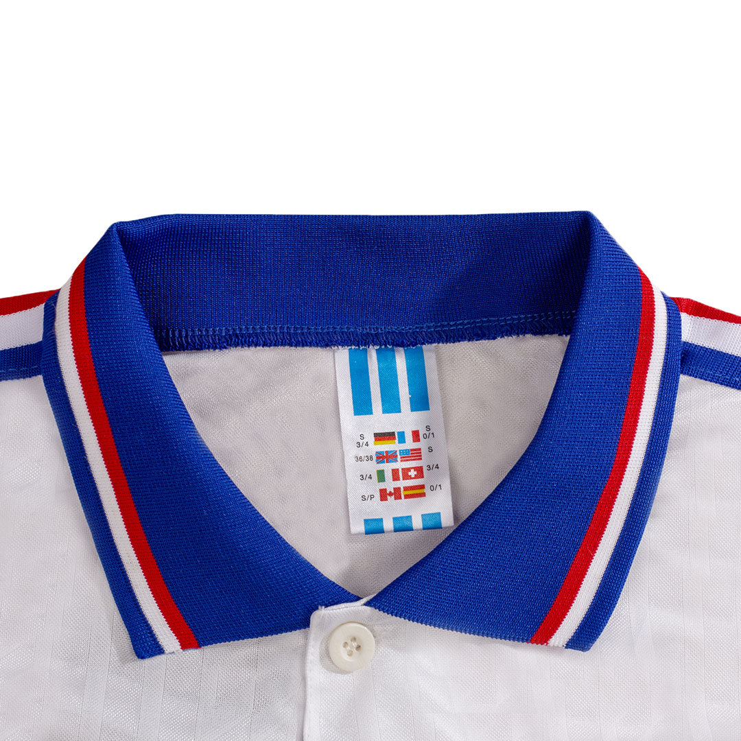Camiseta retro de fútbol de visitante de Francia 1994