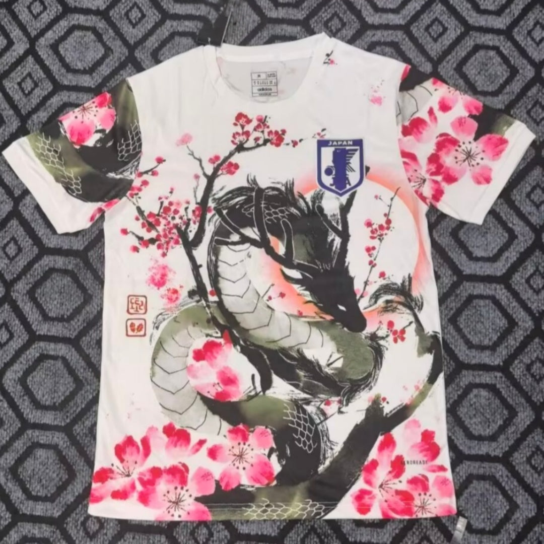 Jersey especial de dragón rosa de anime japonés, talla 25/26