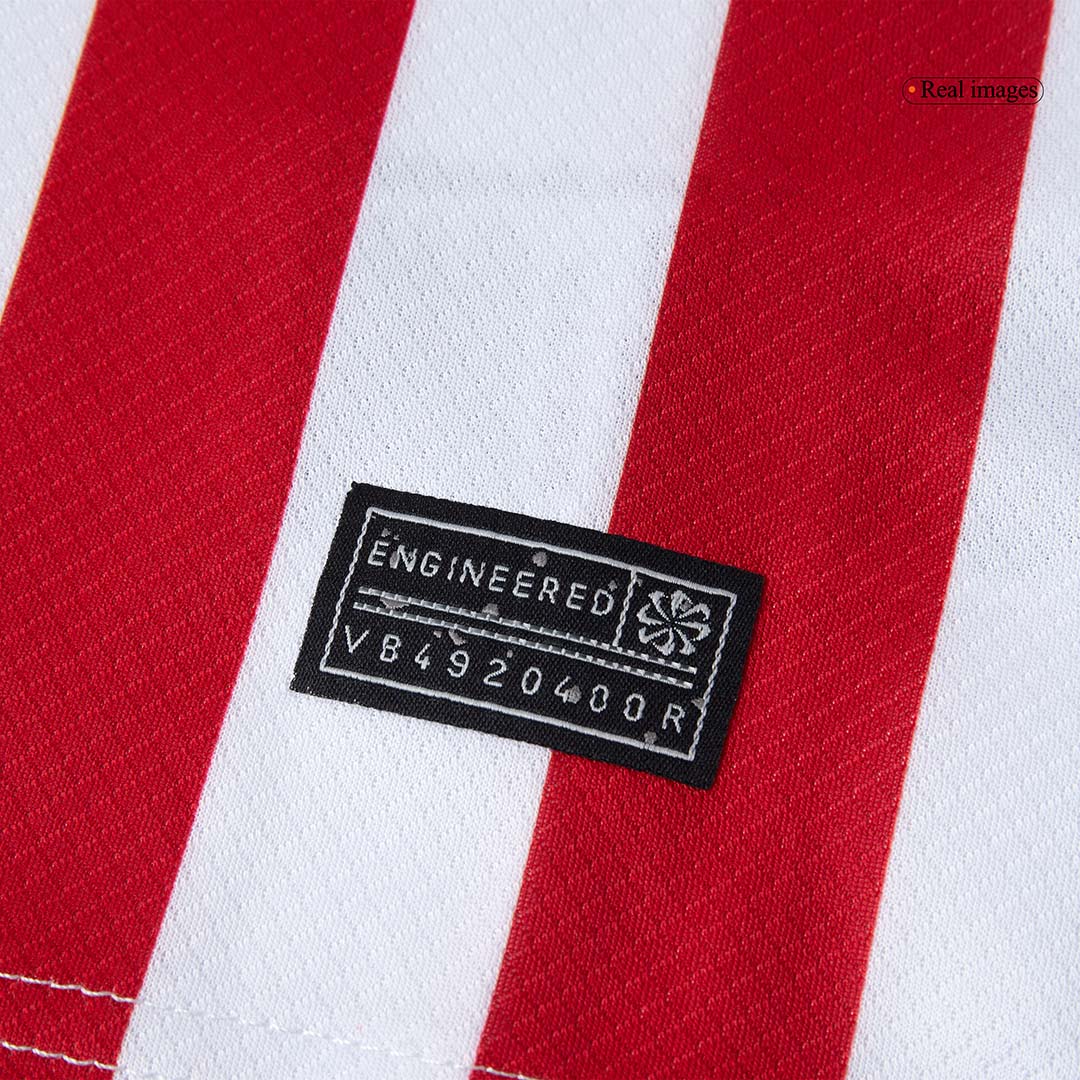 Kit de fútbol local del Atlético de Madrid para niño (Kit, pantalón corto y medias) 2025/26