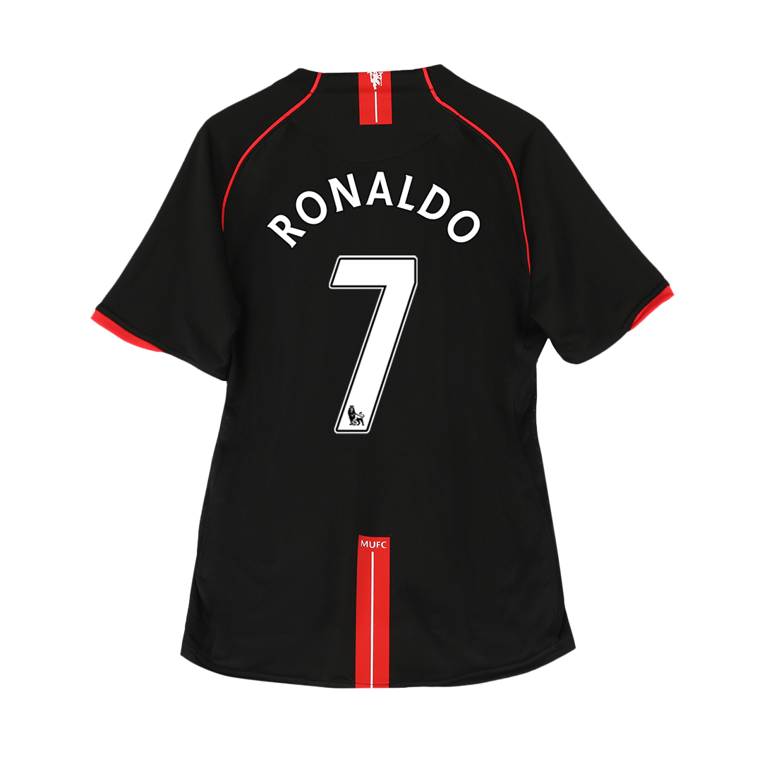 Camiseta de fútbol retro de visitante del Manchester United RONALDO #7 2007/08