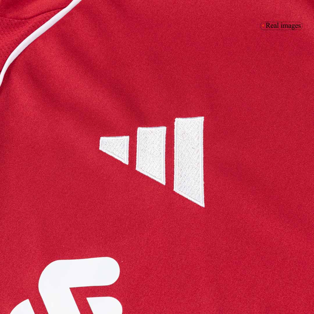 Kit de camiseta de fútbol local del Liverpool (camiseta, pantalones cortos y calcetines) 2025/26
