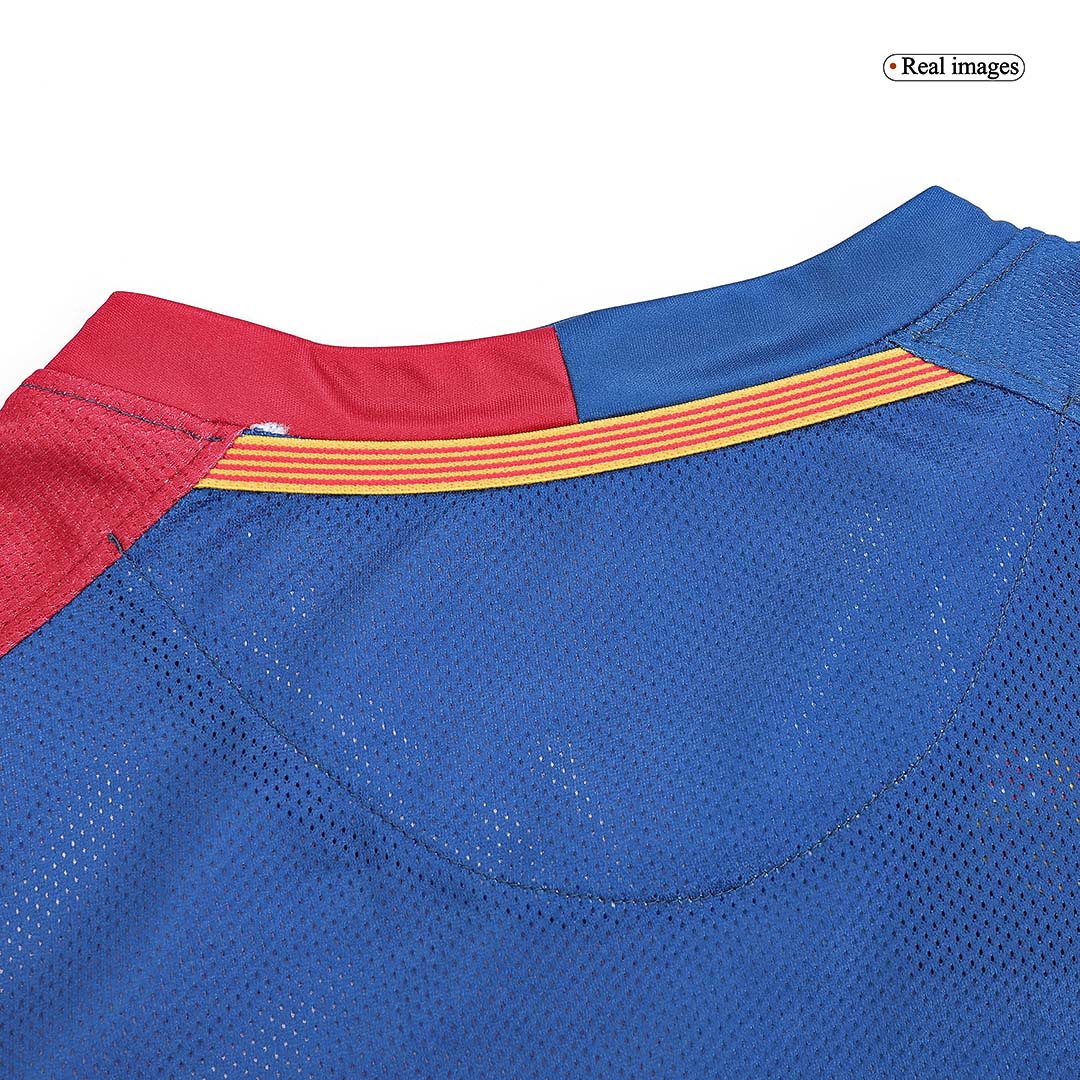 Camiseta retro de fútbol de manga larga del Barcelona MESSI #10 2008/09 - Final de la UCL