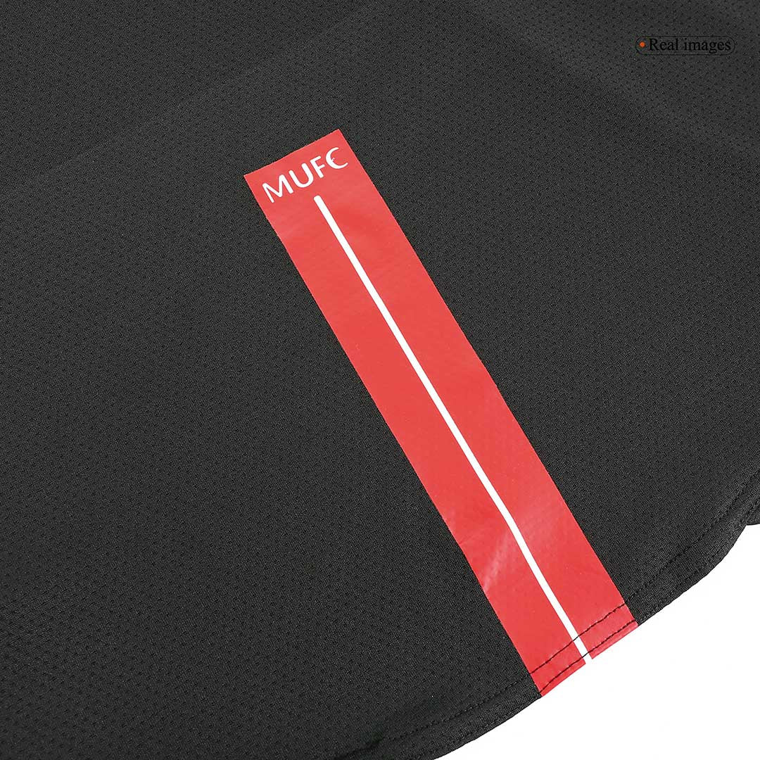 Camiseta de fútbol retro de manga larga de visitante del Manchester United SCHOLES #18 2007/08