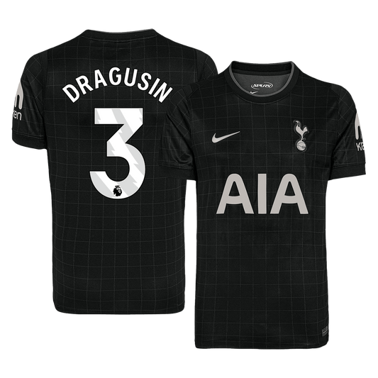 Camiseta de visitante del Tottenham Hotspur DRAGUSIN #3 2025/26