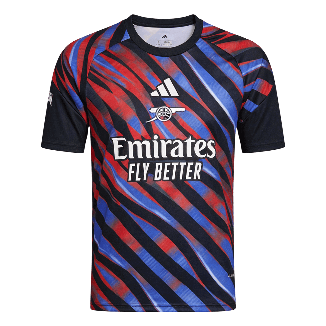 Camiseta de fútbol prepartido del Arsenal 2025/26