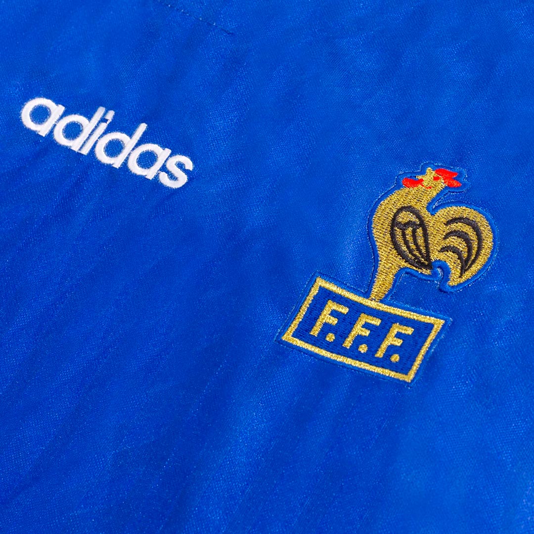 Camiseta retro de fútbol local de Francia 1994