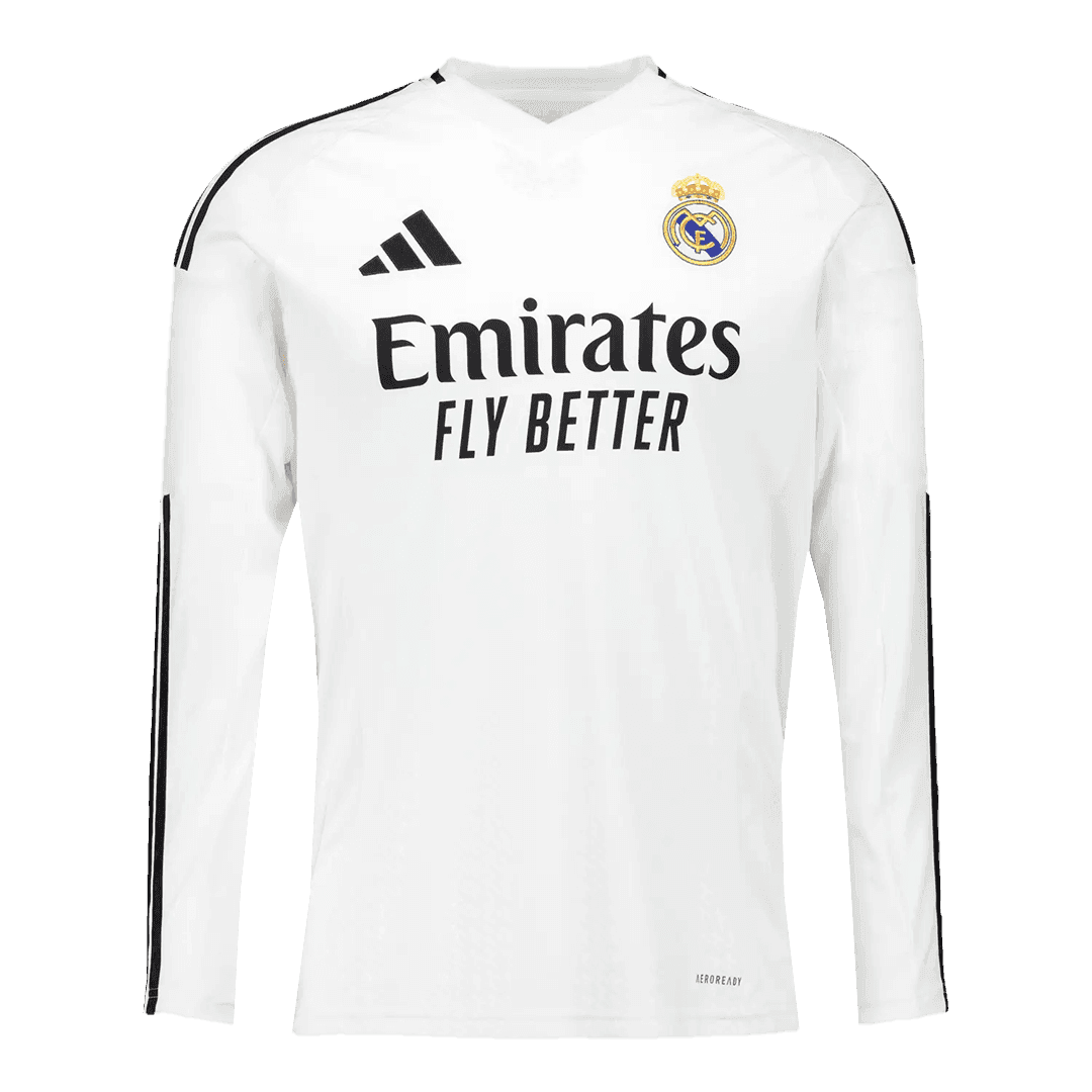 Camiseta de fútbol de manga larga de local del Real Madrid