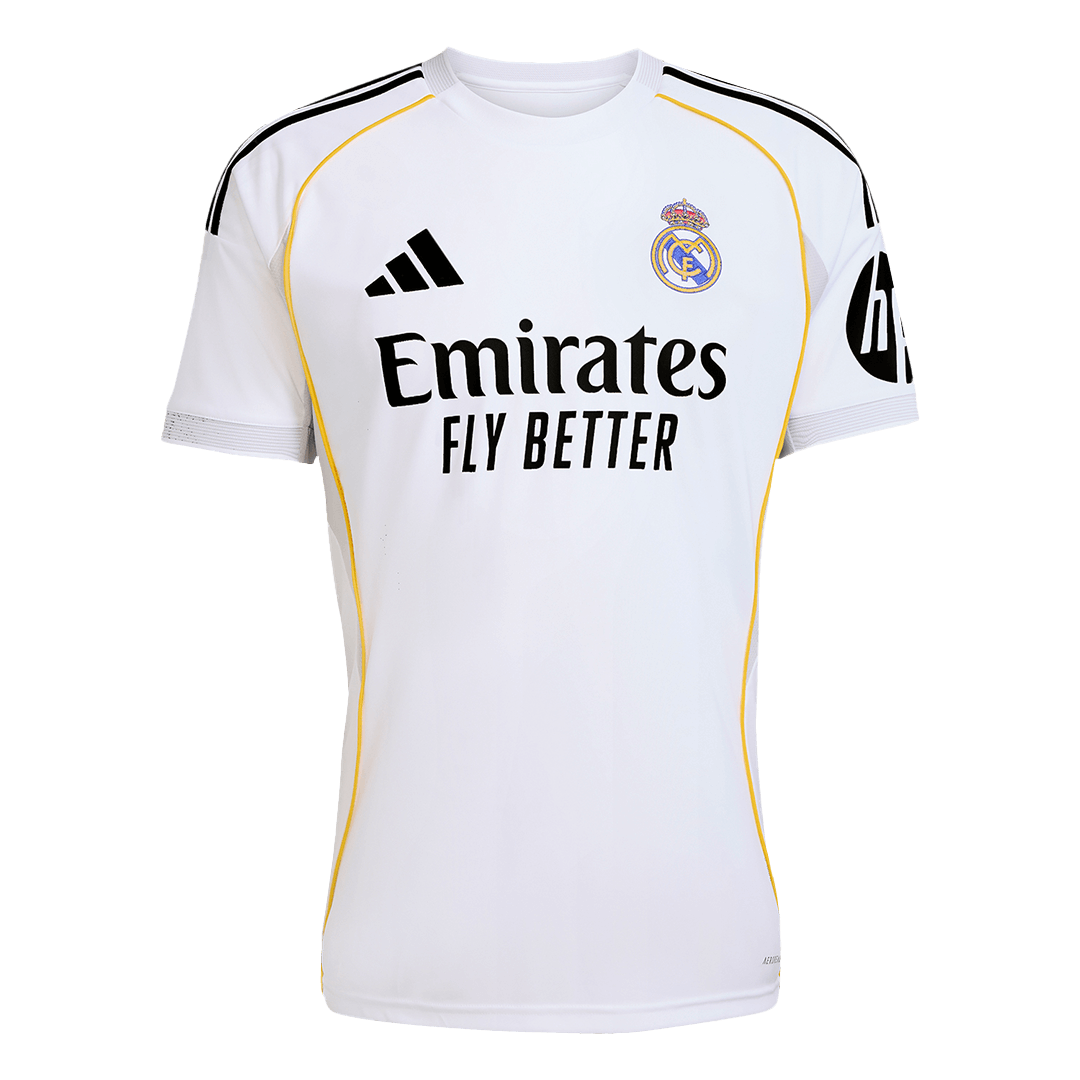 Camiseta de fútbol local del Real Madrid 2025/26