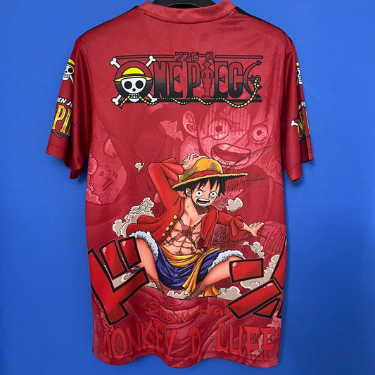 Camiseta roja especial nueva del anime japonés 25/26