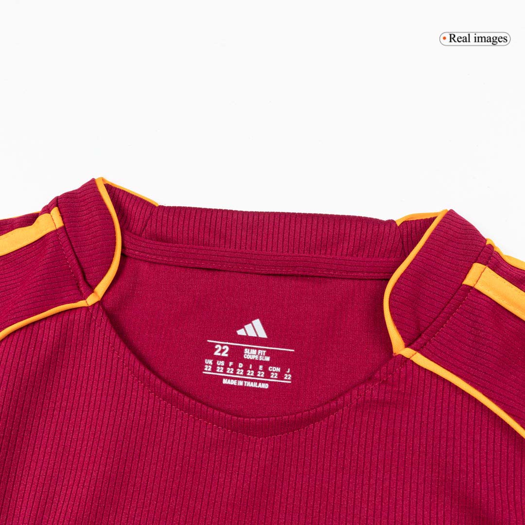 Kit de fútbol local de la Roma para niños (Kit y pantalón corto) 2025/26