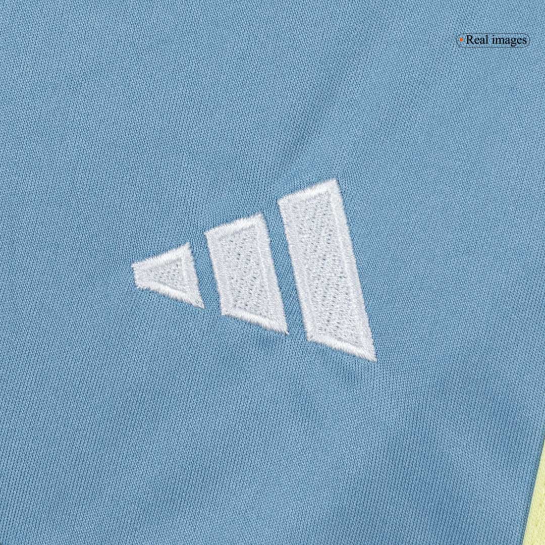 Kit de camiseta de fútbol de visitante de la Juventus para niños (camiseta, pantalones cortos y calcetines) 25/26 azul