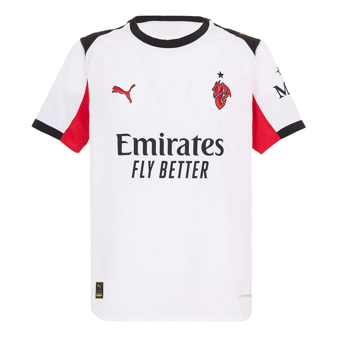 Camiseta de visitante auténtica FOFANA #19 del AC Milan 2025/26