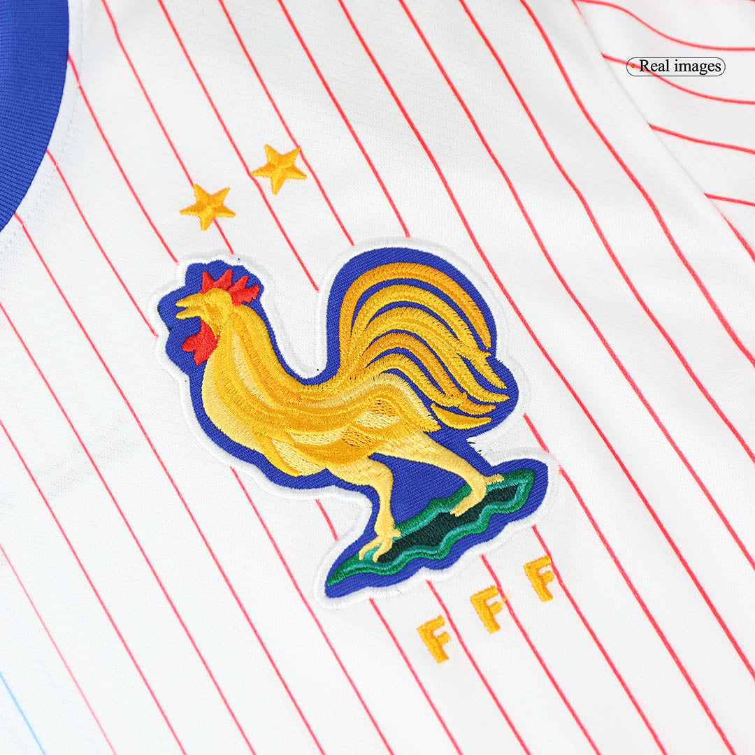 Camiseta de fútbol de visitante de Francia para la Eurocopa 2024