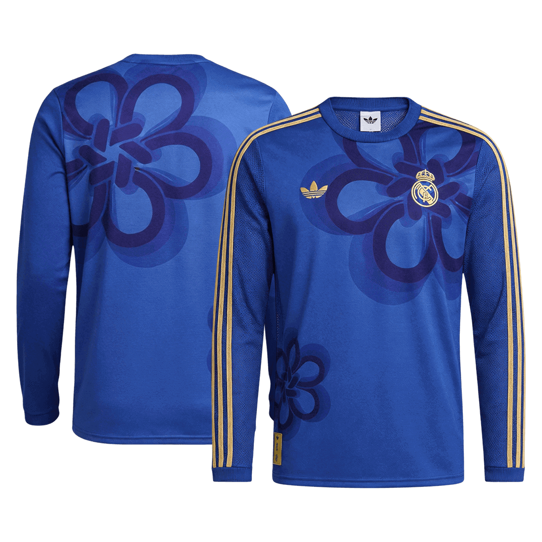 Camiseta de fútbol de manga larga del Real Madrid 2025/26