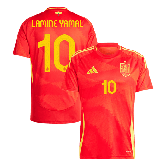 LAMINE YAMAL #10 Camiseta de Futbol España Local Eurocopa 2024