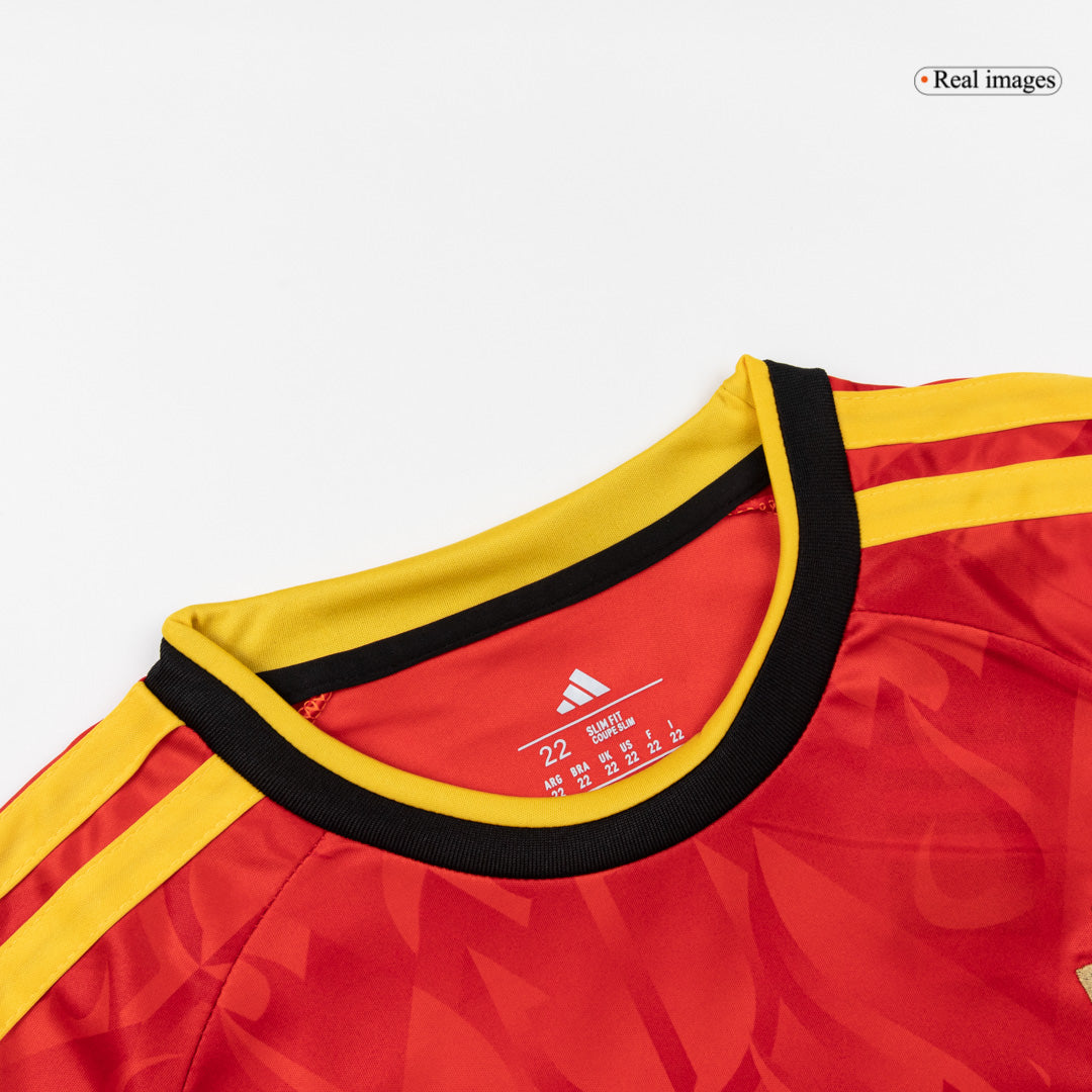 Equipación infantil de la selección belga (camiseta + pantalón corto) para el Mundial 2026