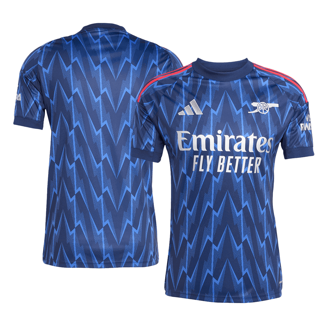 Camiseta de fútbol visitante del Arsenal 2025/26 azul