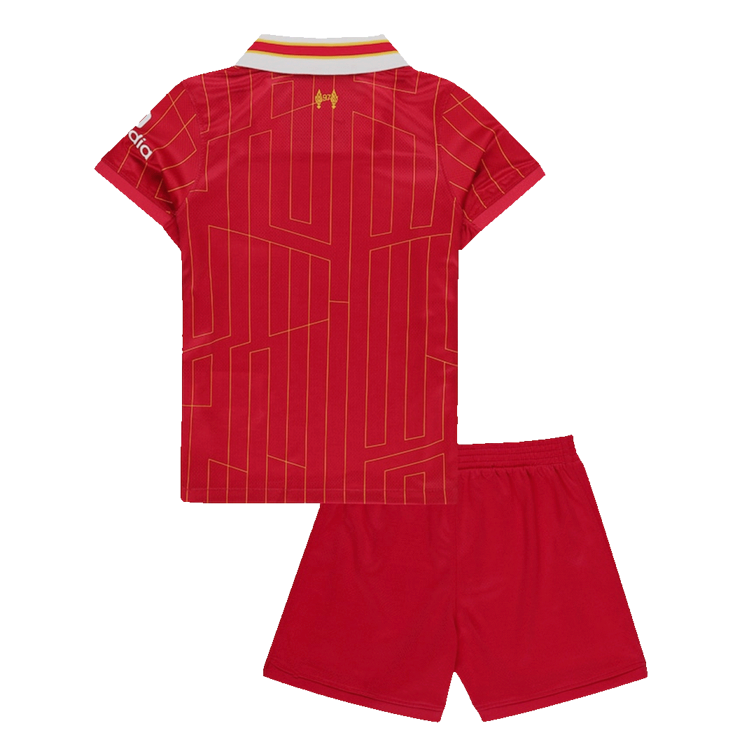 Kit infantil de local del Liverpool 2024/25 (camiseta y pantalón corto)
