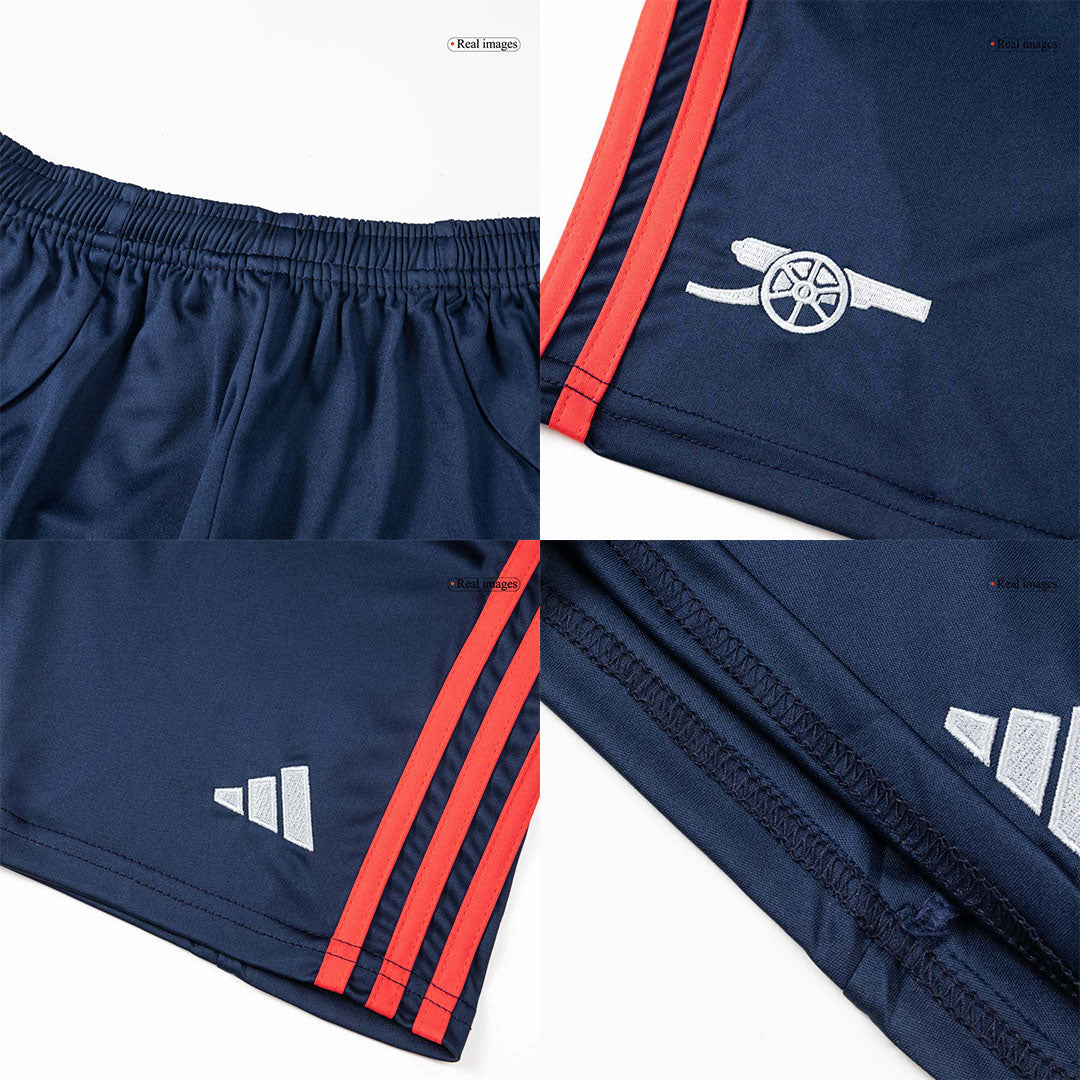 Kit de visitante del Arsenal para niño (Kit, pantalón corto y calcetines) 2025/26