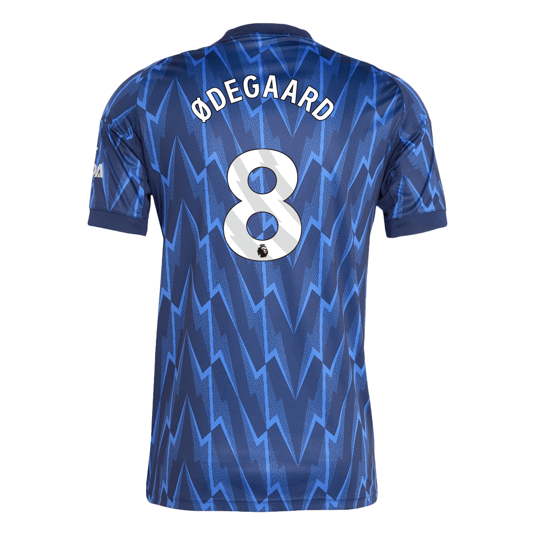 Camiseta de fútbol ØDEGAARD #8 Arsenal Segunda equipación 2025/26 Azul