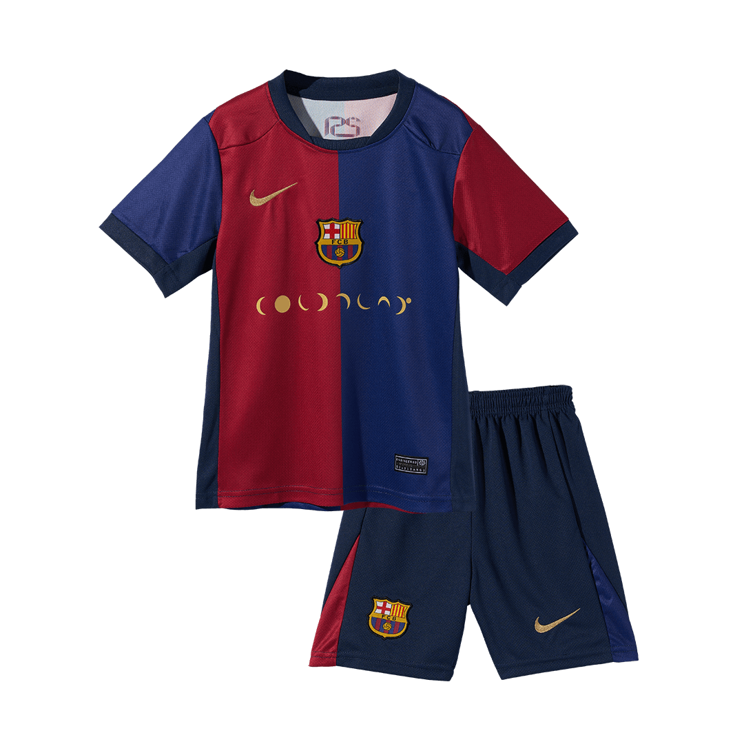 Kits de fútbol personalizados para niños del Barcelona 2024/25