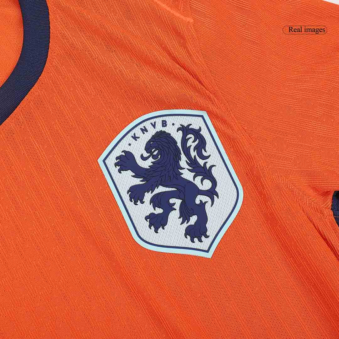 Camiseta auténtica de fútbol local de los Países Bajos para la Eurocopa 2024