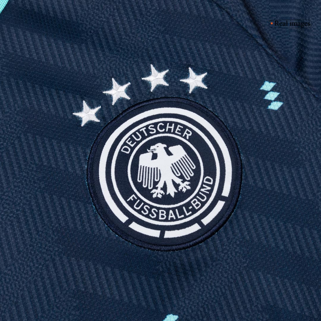 Camiseta de fútbol KIMMIC #6 Alemania, visitante, Copa Mundial 2026, azul marino