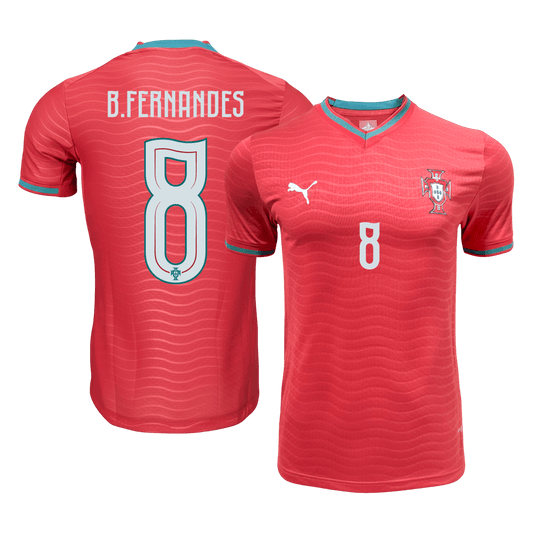 Camiseta de fútbol local auténtica de B.FERNANDES #8 de Portugal 2026