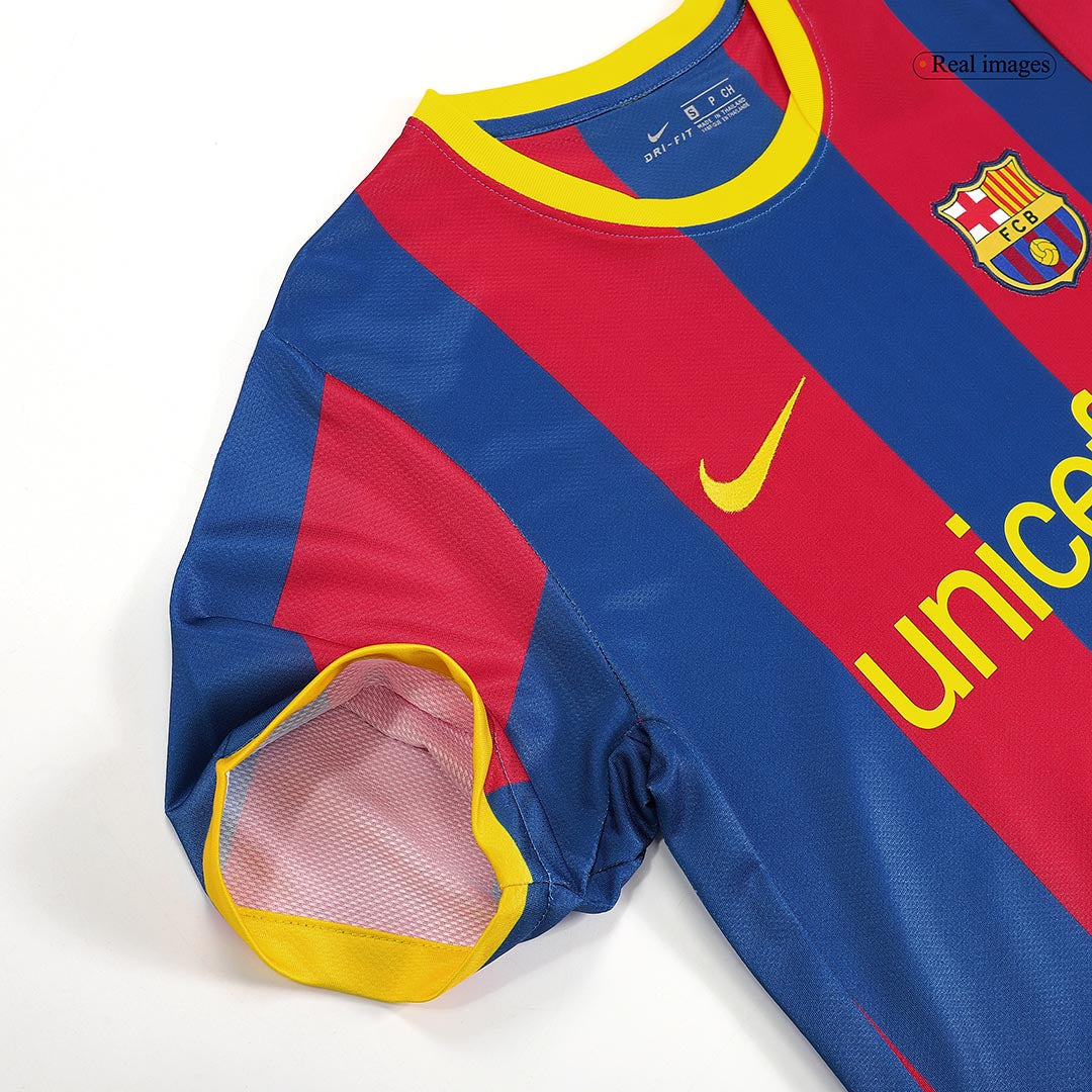 Camiseta de fútbol retro de local del Barcelona 2010/11