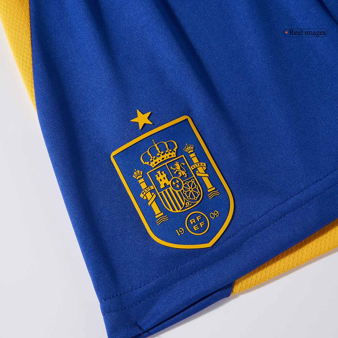 Kit de fútbol local de España para niños (Kit, pantalón corto y calcetines) Eurocopa 2024