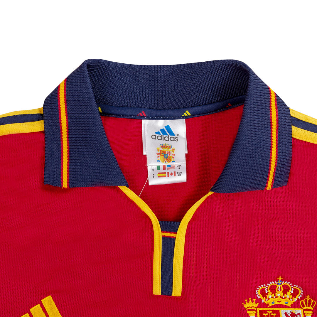 Camiseta de fútbol retro de la selección española de fútbol local del año 2000