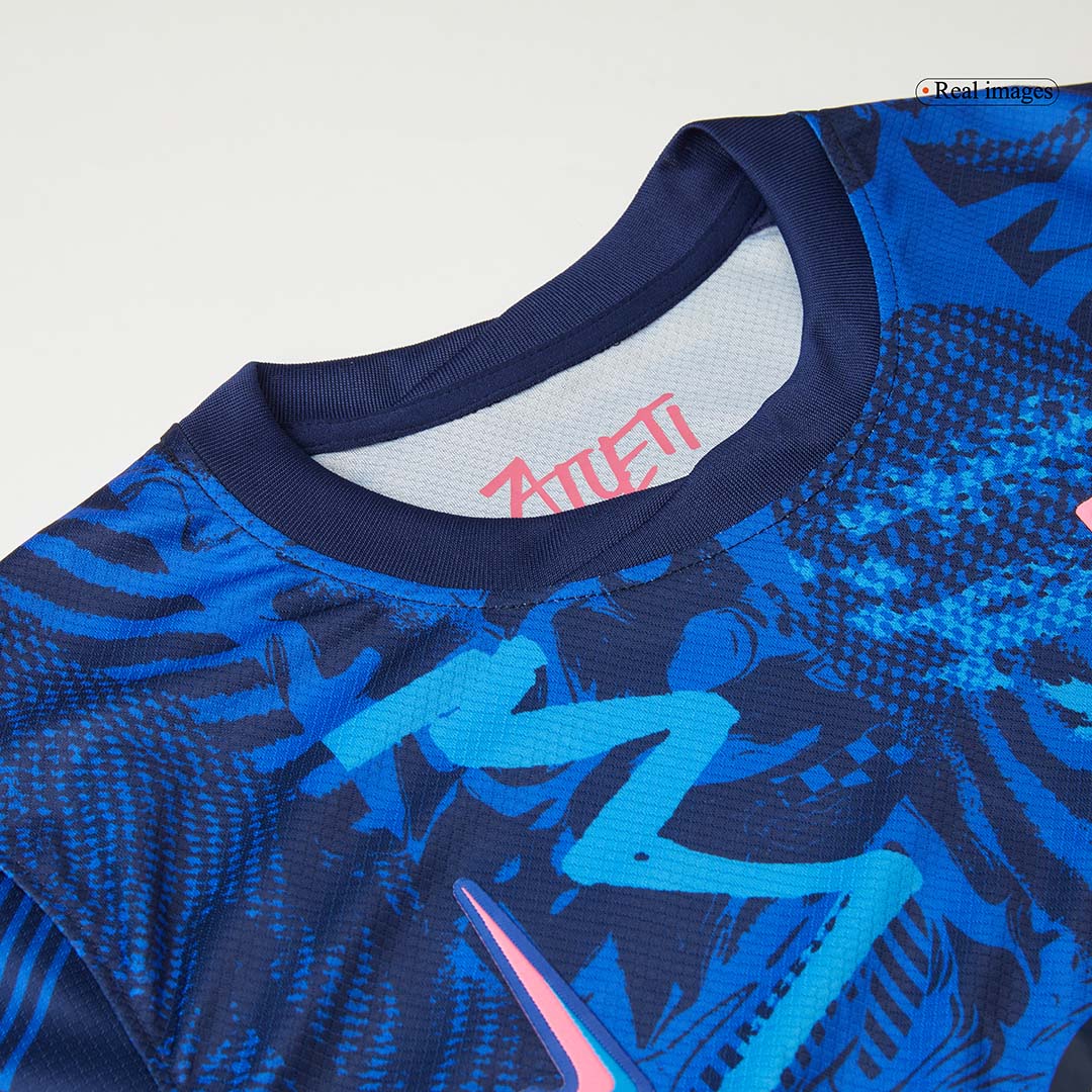 Camiseta de fútbol de visitante de J.ALVAREZ #19 del Atlético de Madrid 2024/25