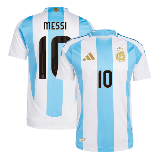 Camiseta de fútbol local auténtica de MESSI #10 de Argentina para la Copa América 2024