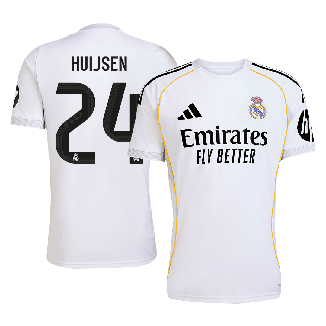 Camiseta de fútbol local Real Madrid HUIJSEN #24 2025/26 (grande)