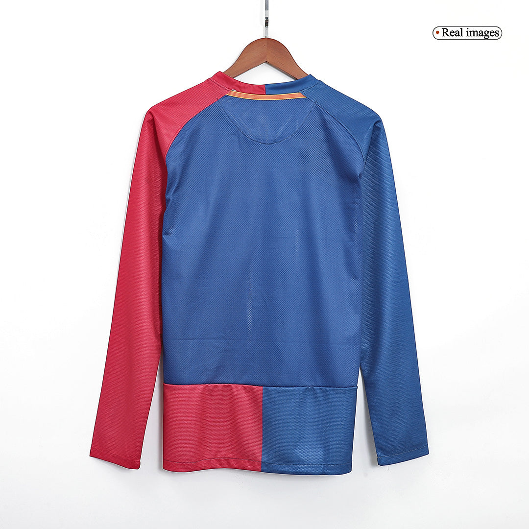 Camiseta retro de fútbol de manga larga del Barcelona 2008/09 - Final de la UCL